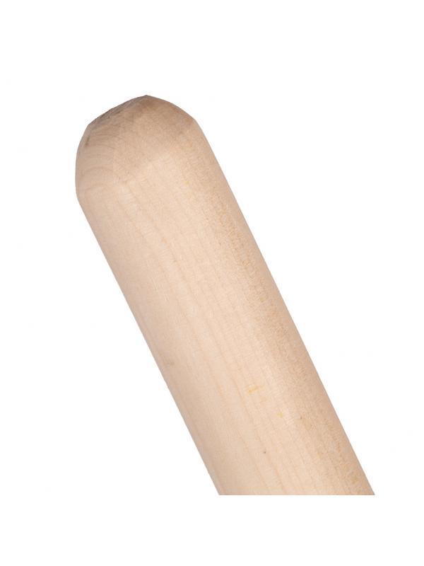 Лопата для уборки снега пластиковая, 380х385х1420 мм, деревянный черенок Россия