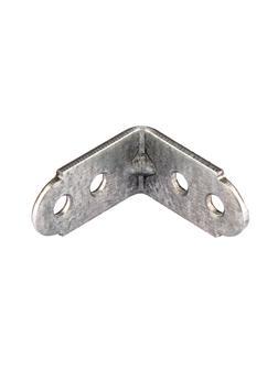 Уголок мебельный усиленный, 2 мм, 30 х 30 х 16 мм, цинк Россия Сибртех