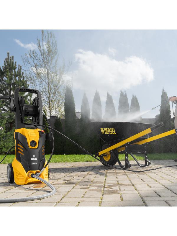Моечная машина высокого давления R-165D, 2200 Вт, 165 бар, 7 л/мин, с барабаном Denzel