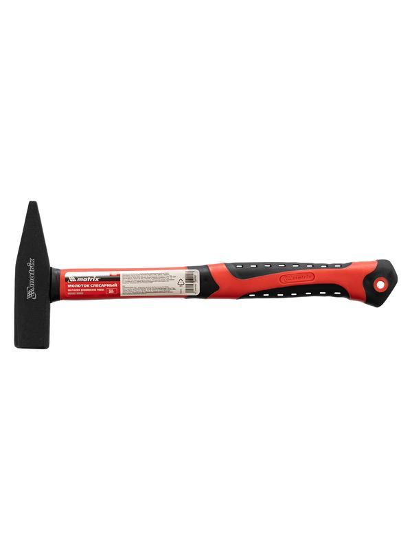 Молоток слесарный, 500 г, фибергласовая обрезиненная рукоятка Matrix