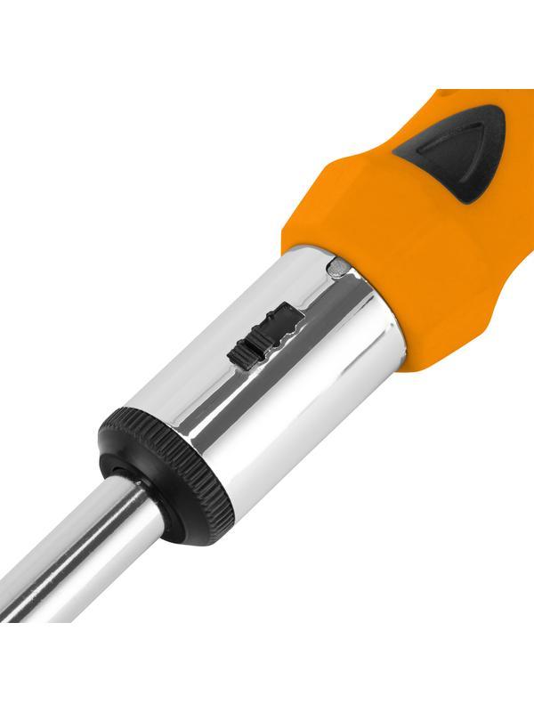 Отвертка реверсивная, набор бит, 10 шт, CrV Sparta