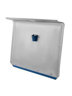 Лопата для уборки снега тротуарная, алюминиевая, 500 х 400 мм, без черенка, Россия, Сибртех