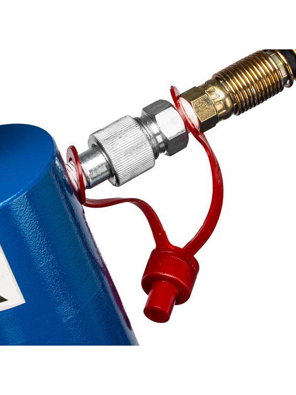 Пресс гидравлический с манометром и педалью, 20 т (комплект из 2 частей) Stels