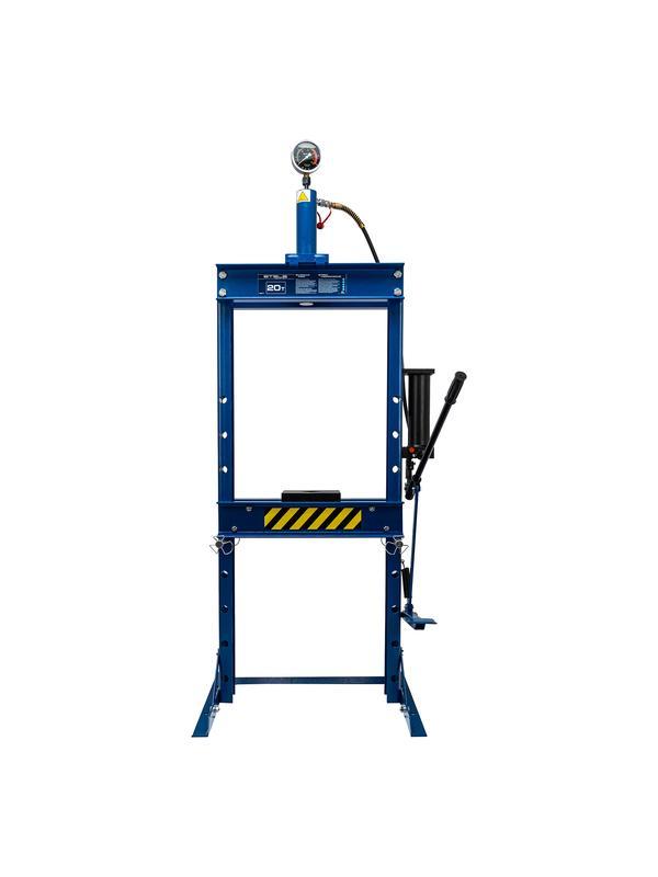 Пресс гидравлический с манометром и педалью, 20 т (комплект из 2 частей) Stels