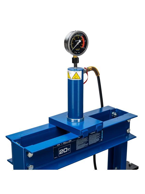 Пресс гидравлический с манометром и педалью, 20 т (комплект из 2 частей) Stels