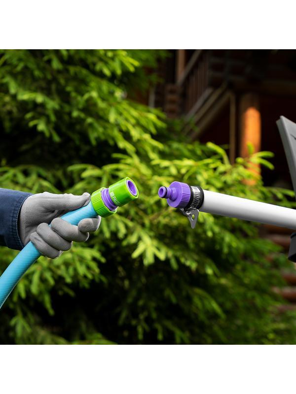 Адаптер пластмассовый, 3/4 с внешним хомутом Palisad