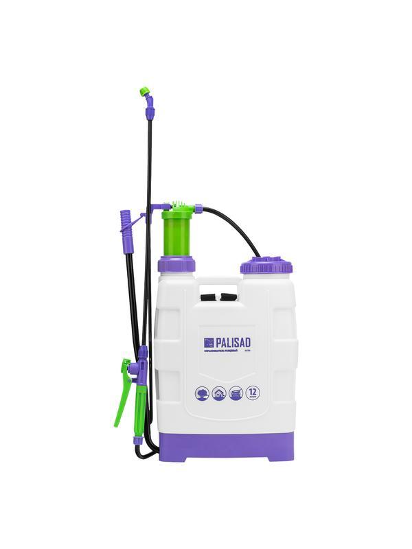 Опрыскиватель ранцевый, 12 л, с насосом, шлангом, разбрызгивателем Palisad