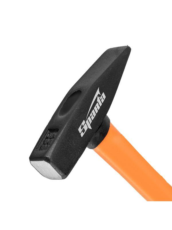 Молоток слесарный, 300 г, фибергласовая обрезиненная рукоятка Sparta