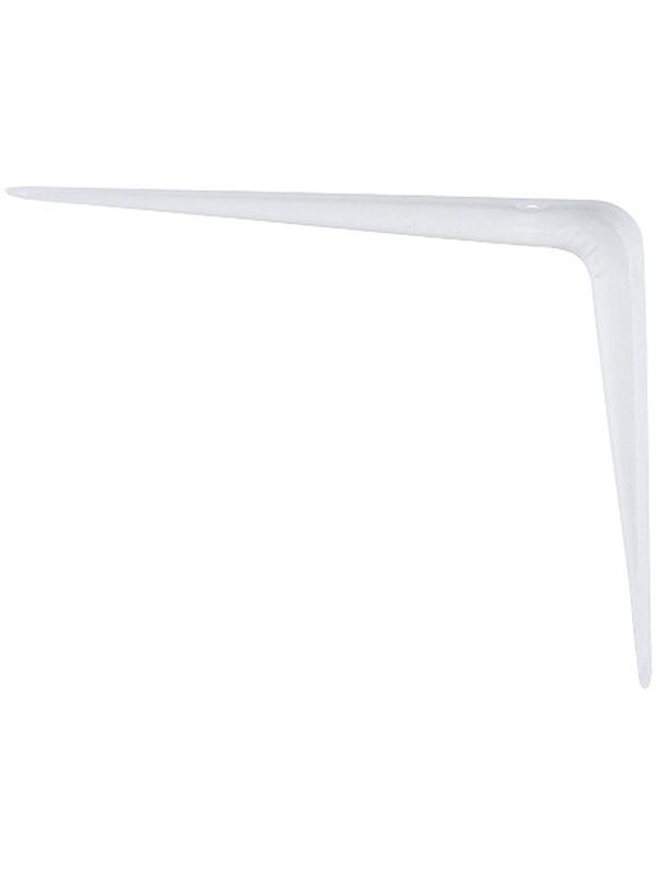 Кронштейн угловой с ребром, 100 х 125 мм, белый Сибртех