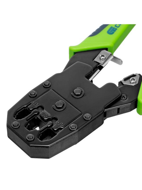 Клещи для обжима телефонных и компьютерных клемм 4P, 6P, 8P, функция обрезания проводов Сибртех