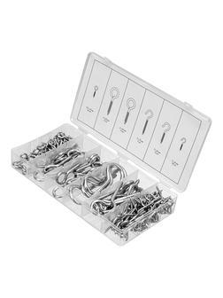 Набор крюков-саморезов 2.5 х 25, 3 х 40.5 х 65.5 х 75, 6 х 45, 6 х 50 мм, 151 предмет Сибртех