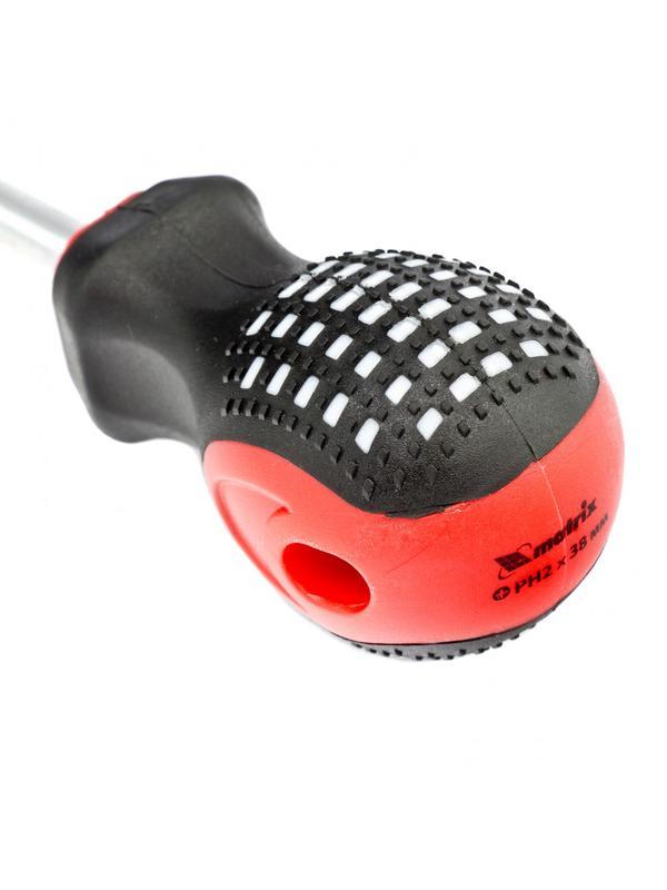 Отвертка Fusion, PH2 х 38 мм, CrV, трехкомпонентная рукоятка 