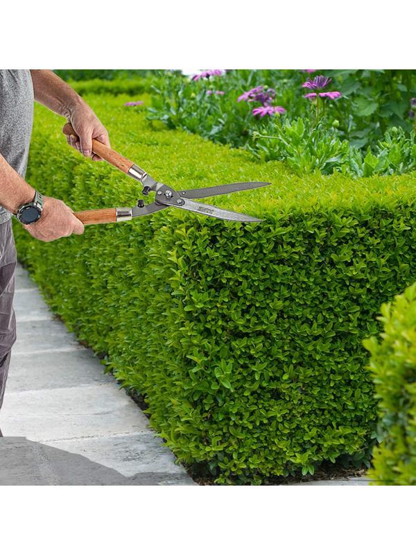 Кусторез, 520 мм, волнистые лезвия, деревянные рукоятки, Palisad