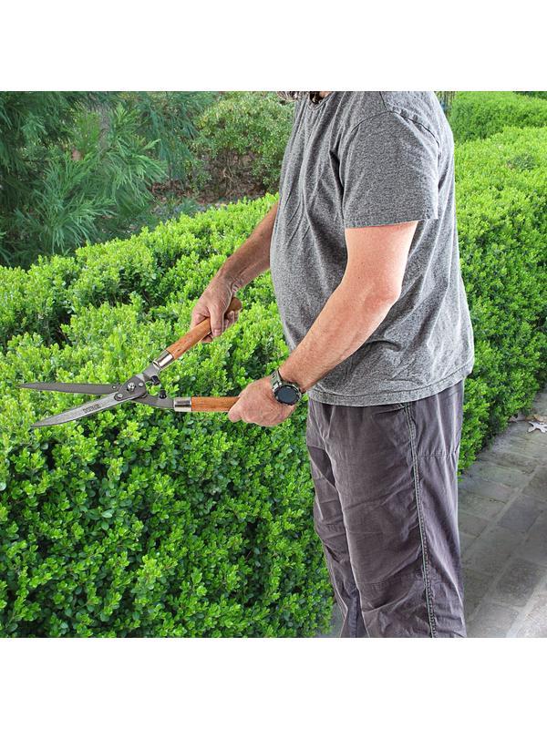 Кусторез, 520 мм, волнистые лезвия, деревянные рукоятки, Palisad