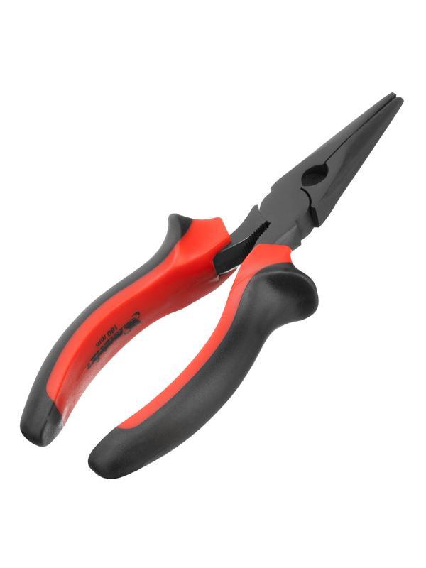 Длинногубцы прямые Black Nickel, 160 мм, двухкомпонентные рукоятки Matrix