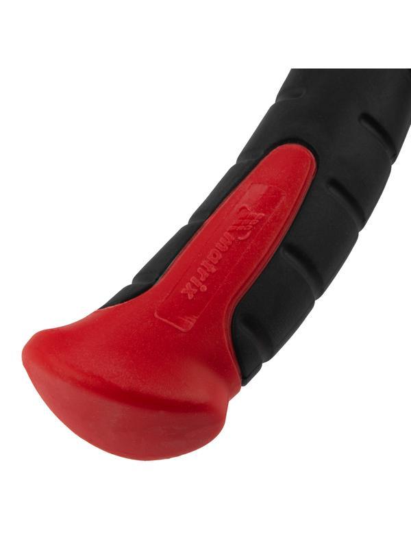 Молоток-гвоздодер мини, боек с магнитом, фибергласовая двухкомпонентная рукоятка, 250 г Matrix