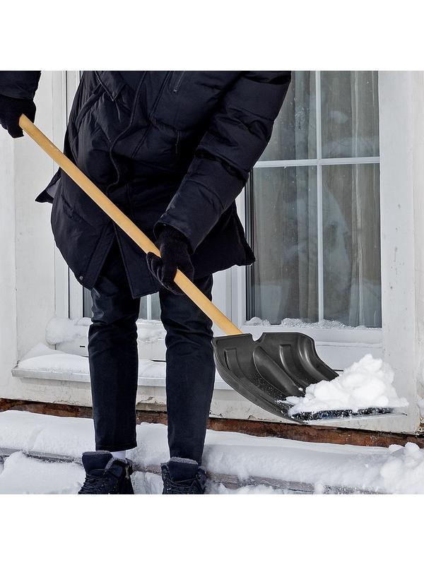 Лопата для уборки снега пластиковая, 350 х 350 мм, без черенка, Россия, Сибртех