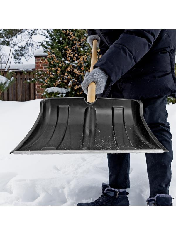 Лопата для уборки снега пластиковая, 350 х 350 мм, без черенка, Россия, Сибртех