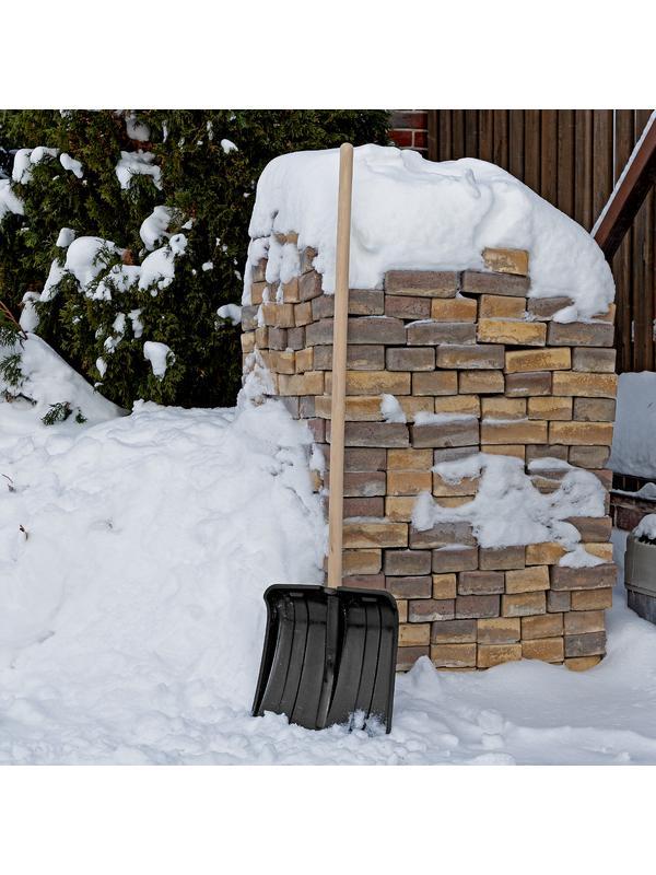 Лопата для уборки снега пластиковая, 350 х 350 мм, без черенка, Россия, Сибртех