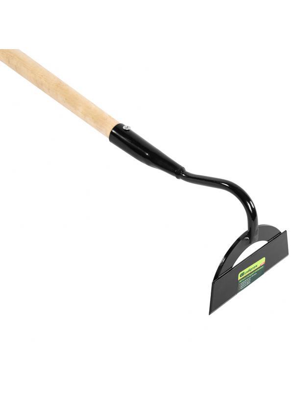 Мотыга стальная усиленная, 150 х 45 х 860 мм, деревянный черенок, Россия, Сибртех