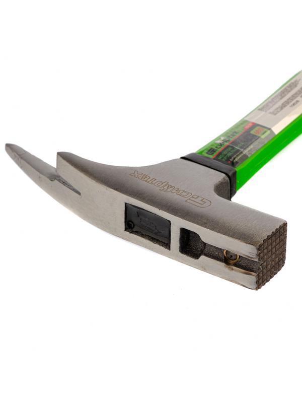 Молоток кровельщика, 600 г, фибергласовая обрезиненная рукоятка Сибртех