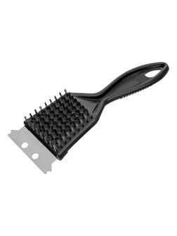 Щетка для чистки гриля 20 см, 2 в 1 (щетка, скребок) Camping Palisad