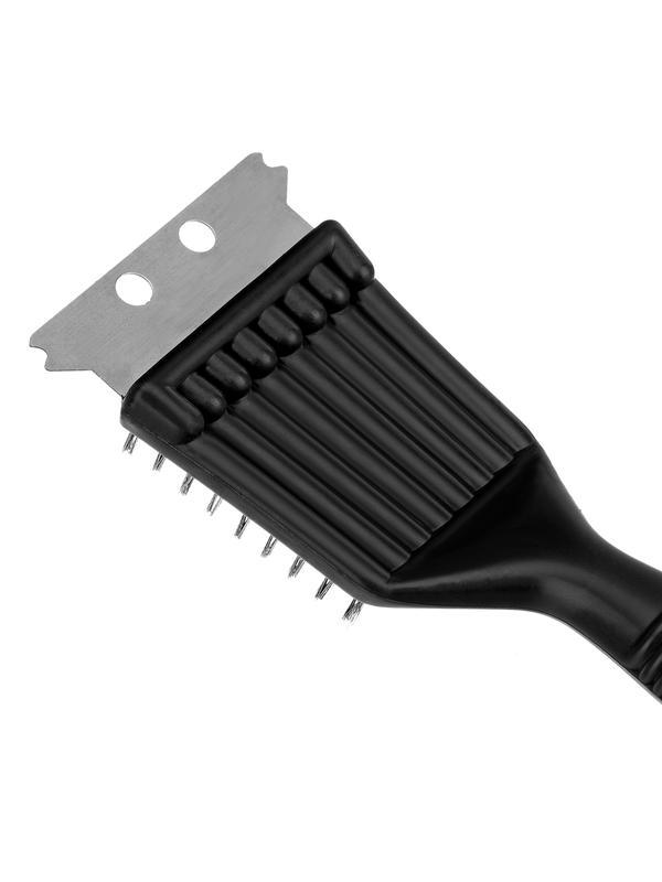 Щетка для чистки гриля 20 см, 2 в 1 (щетка, скребок) Camping Palisad