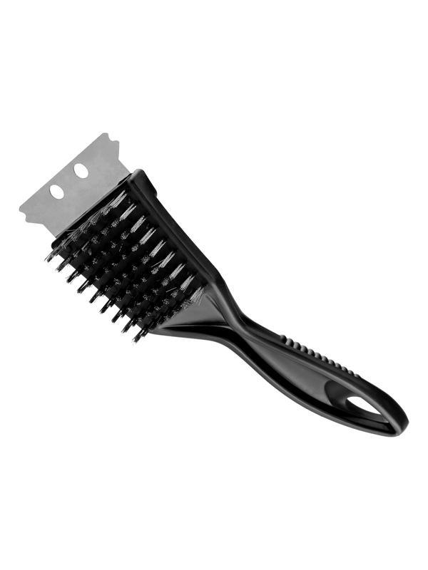 Щетка для чистки гриля 20 см, 2 в 1 (щетка, скребок) Camping Palisad