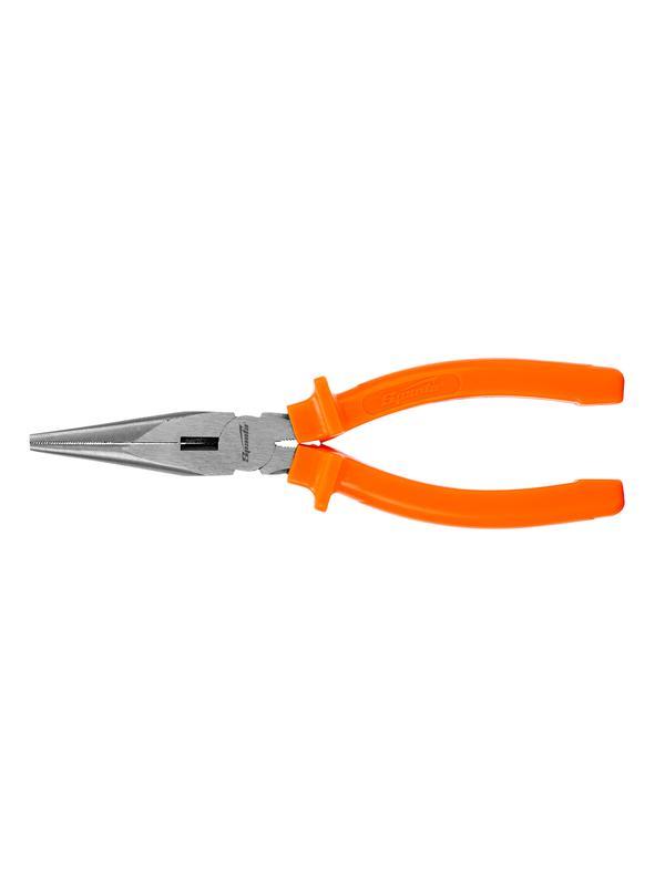 Длинногубцы прямые Classic, 180 мм, шлифованные, пластмассовые рукоятки Sparta