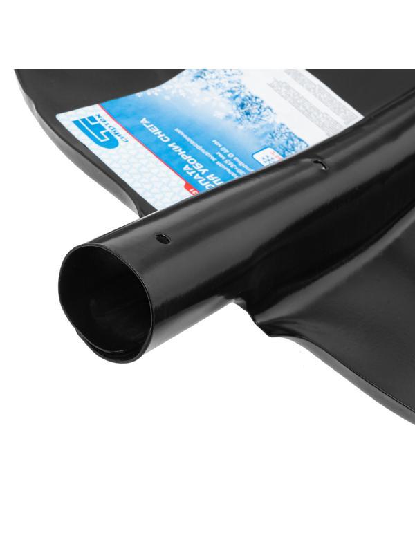 Лопата для уборки снега стальная эмалированная, 330 х 365 мм, без черенка, Россия, Сибртех