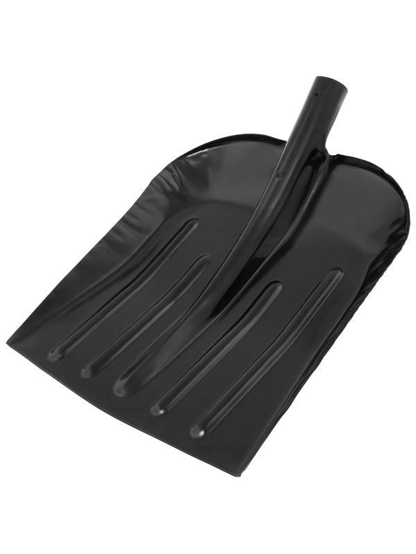 Лопата для уборки снега стальная эмалированная, 330 х 365 мм, без черенка, Россия, Сибртех