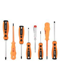 Набор отверток, PH, SL-5 шт, диэлектрические 2 шт, пробник на 220 В-1 шт, 8 шт Sparta