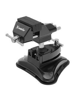 Тиски настольные, резиновая вакуумная присоска, шарнирный механизм, ширина рабочих губок 70 мм Matrix