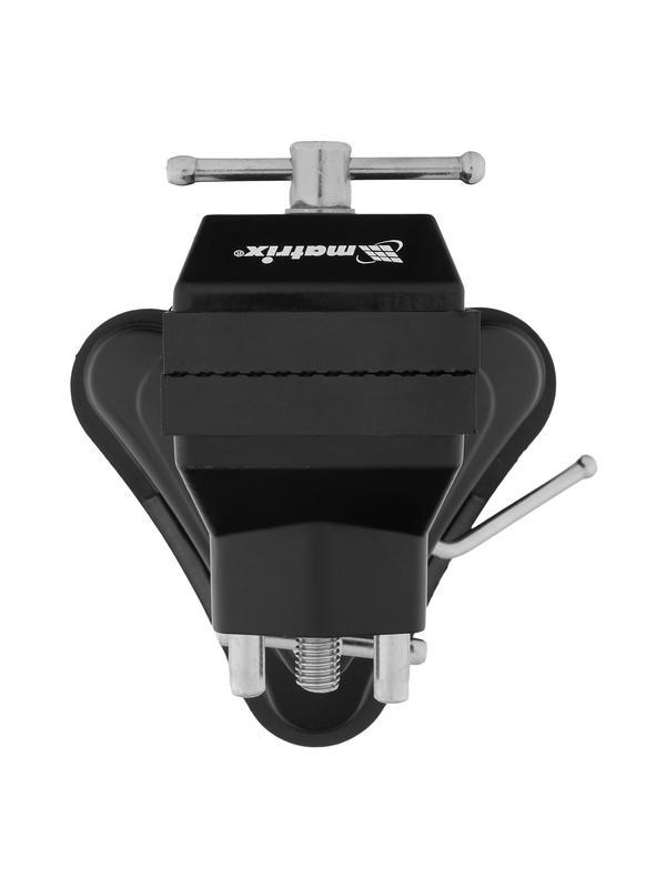 Тиски настольные, резиновая вакуумная присоска, шарнирный механизм, ширина рабочих губок 70 мм Matrix