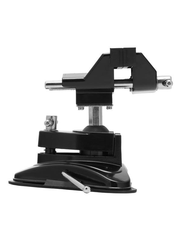 Тиски настольные, резиновая вакуумная присоска, шарнирный механизм, ширина рабочих губок 70 мм Matrix