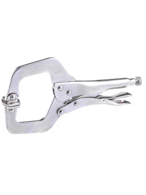 Зажим ручной, увеличенный захват, подвижные губки, 270 мм// Сибртех