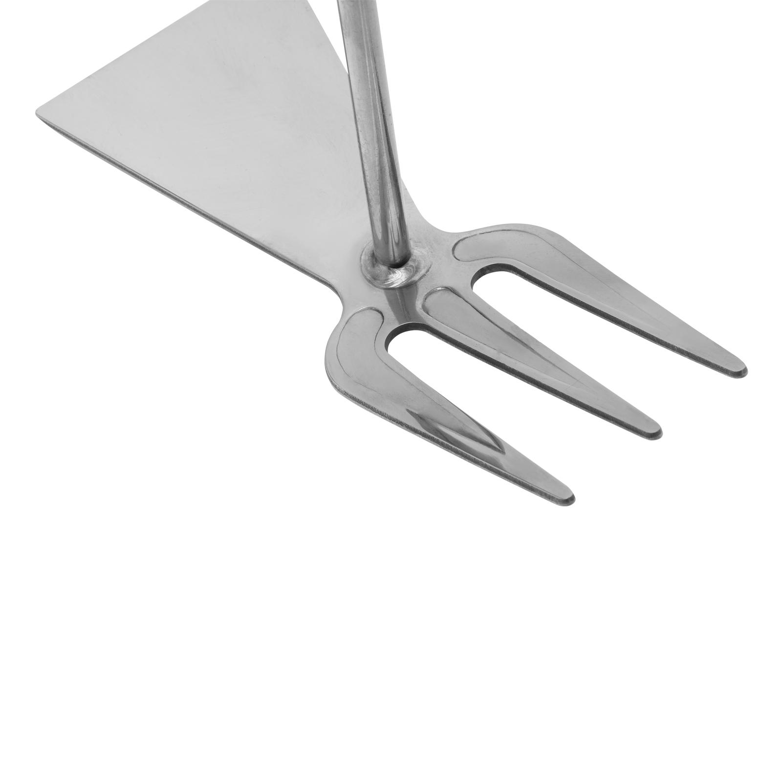 Мотыжка комбинированная, 70 х 290 мм, нержавеющая сталь, двухкомпонентная рукоятка, Premium Plus, Palisad