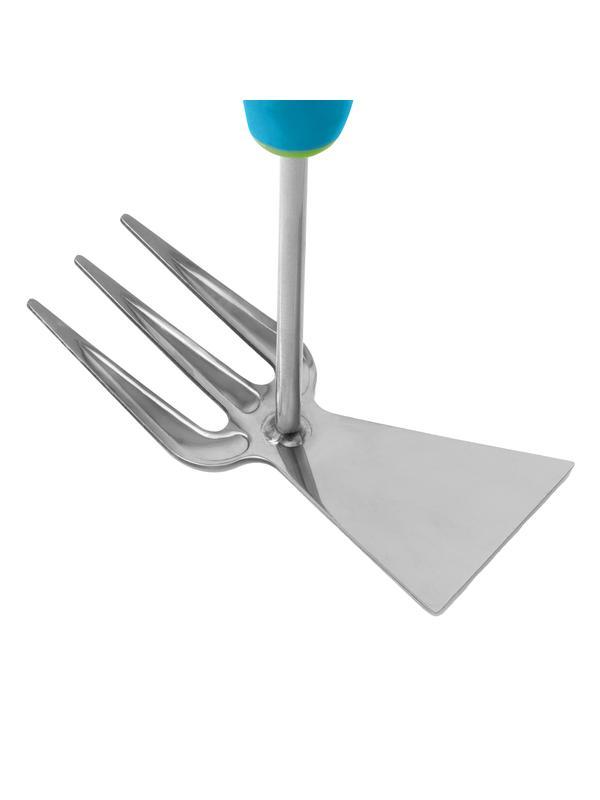 Мотыжка комбинированная, 70 х 290 мм, нержавеющая сталь, двухкомпонентная рукоятка, Premium Plus, Palisad