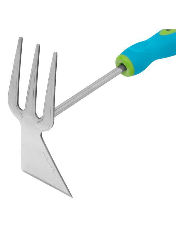 Мотыжка комбинированная, 70 х 290 мм, нержавеющая сталь, двухкомпонентная рукоятка, Premium Plus, Palisad