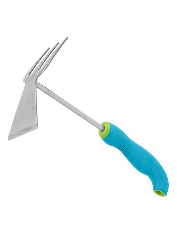 Мотыжка комбинированная, 70 х 290 мм, нержавеющая сталь, двухкомпонентная рукоятка, Premium Plus, Palisad