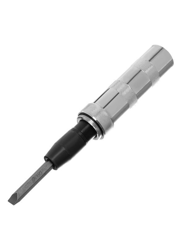 Отвертка ударно-поворотная 1/2, набор бит, 6 шт, пластиковый бокс Matrix