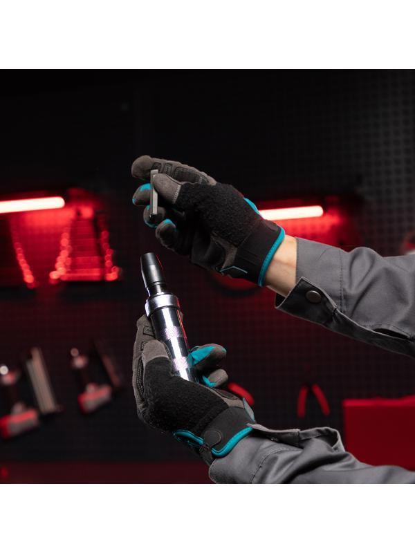 Отвертка ударно-поворотная 1/2, набор бит, 6 шт, пластиковый бокс Matrix