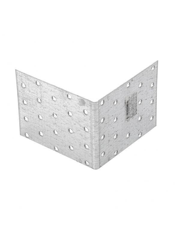 Крепежный уголок равносторонний 2 мм, KUR 100 х 100 х 80 мм Россия Сибртех