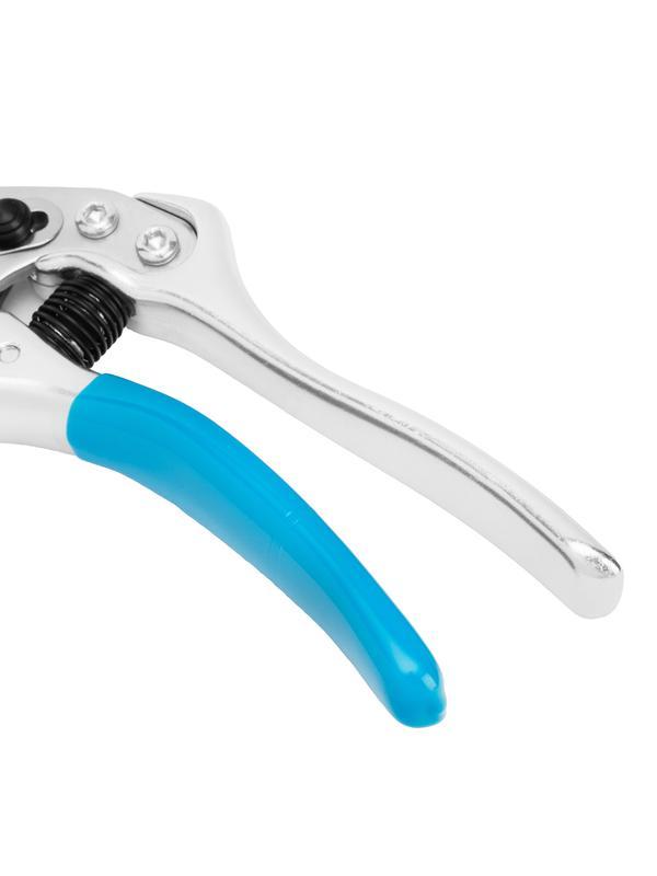 Секатор прямого реза, 230 мм, усиленный, нижняя рукоятка в ПВХ - оболочке, Luxe, Palisad