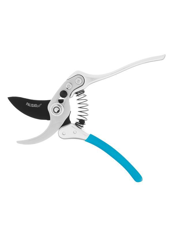 Секатор прямого реза, 230 мм, усиленный, нижняя рукоятка в ПВХ - оболочке, Luxe, Palisad