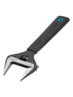 Ключ разводной, 150 мм, CrV, тонкие губки, защитные насадки Gross