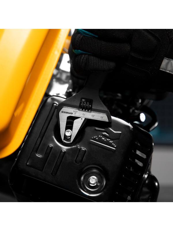 Ключ разводной, 150 мм, CrV, тонкие губки, защитные насадки Gross