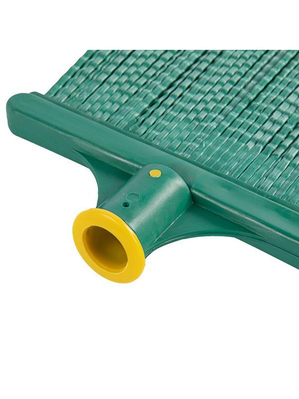 Метла полипропиленовая, 240 х 160 мм, плоская распушенная, без черенка, Россия, Сибртех