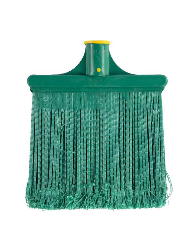 Метла полипропиленовая, 240 х 160 мм, плоская распушенная, без черенка, Россия, Сибртех