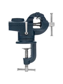 Тиски слесарные, настольные, поворотные, ширина рабочих губок 65 мм, наковальня Сибртех